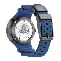 Montre Citizen, dos, bracelet bleu, Eco-Drive, montre de plongée, acier, centre de service