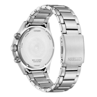 Dos de montre Citizen, acier inoxydable, Eco-Drive, W.R. 10BAR, Japan Movt.