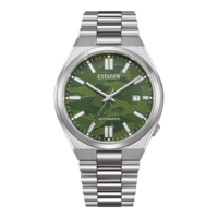 NJ0159-86X Homme Acier inoxydable vert ⌀ 40mm