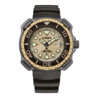 BN0226-10P Homme Bande de caoutchouc (uréthane) or / noir ⌀ 45.8mm