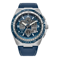 JY8148-08L Homme Cuir bleu ⌀ 45mm